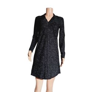 Mango V-neck Collared Dress Size: 2 & 4